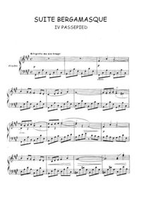 Suite bergamasque IV. Passepied - Claude Debussy